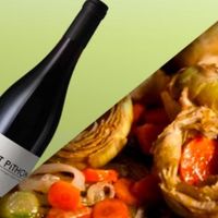 Artichauts à la barigoule + Côtes Catalanes IGP rouge