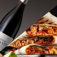 Quesadilla de poulet + Brouilly