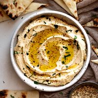 Houmous & vin libanais