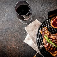 Souris d'agneau confites & Saint Chinian AOC