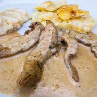 Aiguillettes de poulet poivre vert & Anjou Rouge