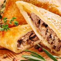 Mini samoussa b&oelig;uf & Beaujolais