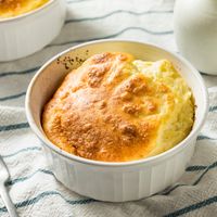 Recette souffl&eacute; au fromage & Champagne Blanc de Blancs