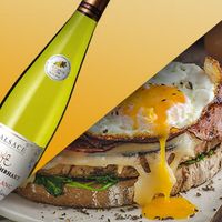 Croque Monsieur + Pinot blanc d'Alsace