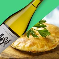 Empanadas fromage de brebis + vin blanc argentin
