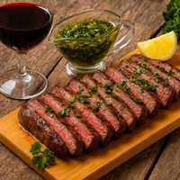 Bœuf chimichurri & vin rouge d'Irancy AOC