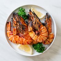 Gambas &agrave; la plancha & Bourgogne Aligot&eacute; AOC