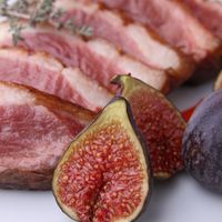 Magret de canard aux figues et Bordeaux Supérieur