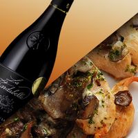 Fricassée de dinde & Terrasses du Larzac AOC