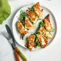 Halloumi grill&eacute; & Bergerac sec