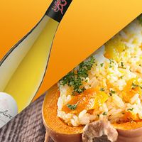 Butternut au four farcie + Condrieu AOC