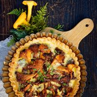 Tartelettes champignons sauvages & champagne