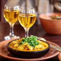 Poulet au curry & Vin jaune