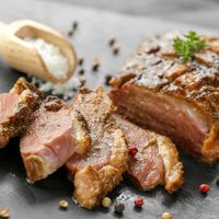Magret de canard au pain d'épices & Montagne Saint-Émilion